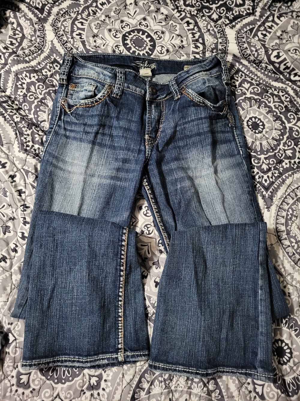 Silver Jeans Size 27 Medium Wash Jeans - Blue